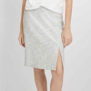 Club Monaco Incah Black White Tweed Skirt Size 0 Womens